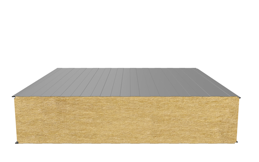 Стеновая сэндвич-панель (минеральная вата) 300 мм х 1190 мм (Трапеция)