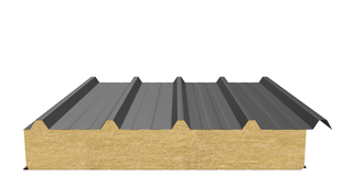 Кровельная сэндвич-панель (минеральная вата) 150 мм х 1000 мм